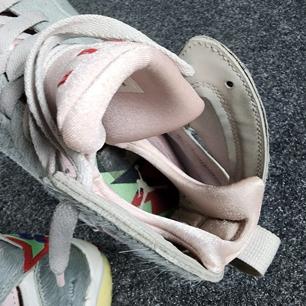 Air‎ Jordan 7 Retro SE Hare 2.0 Neutral Grey Pink Pony Hair CT8528-002 Mens 11